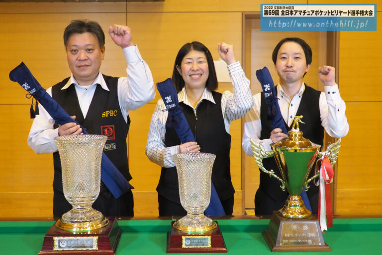 第69回 全日本アマチュアポケットビリヤード選手権大会【大会全結果】 日本アマチュアポケットビリヤード連盟(JAPA)